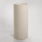 Concrete polished full height pedestal round barren basin