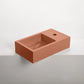 Concrete polished rectangular powder basin barossa