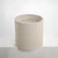 Concrete textured full height round barren basin